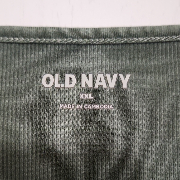 Old Navy Women's Forest Green Long Sleeve Top - Picture 2 of 6